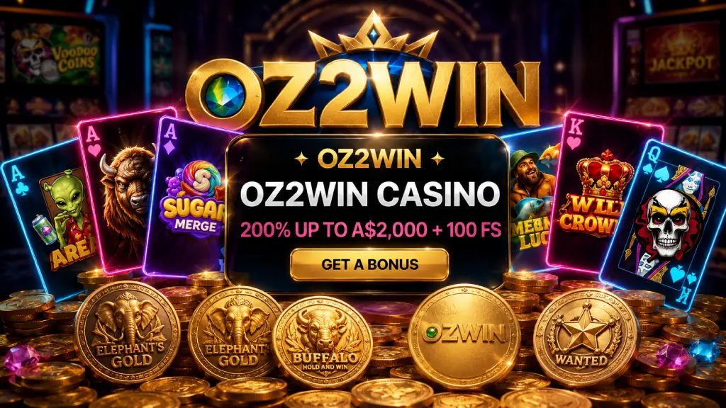 Oz2Win Casino Payment Limits Banner
